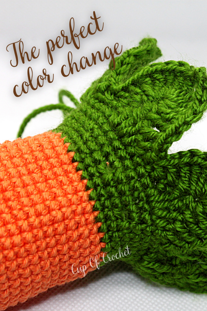 the perfect tip for crochet color change