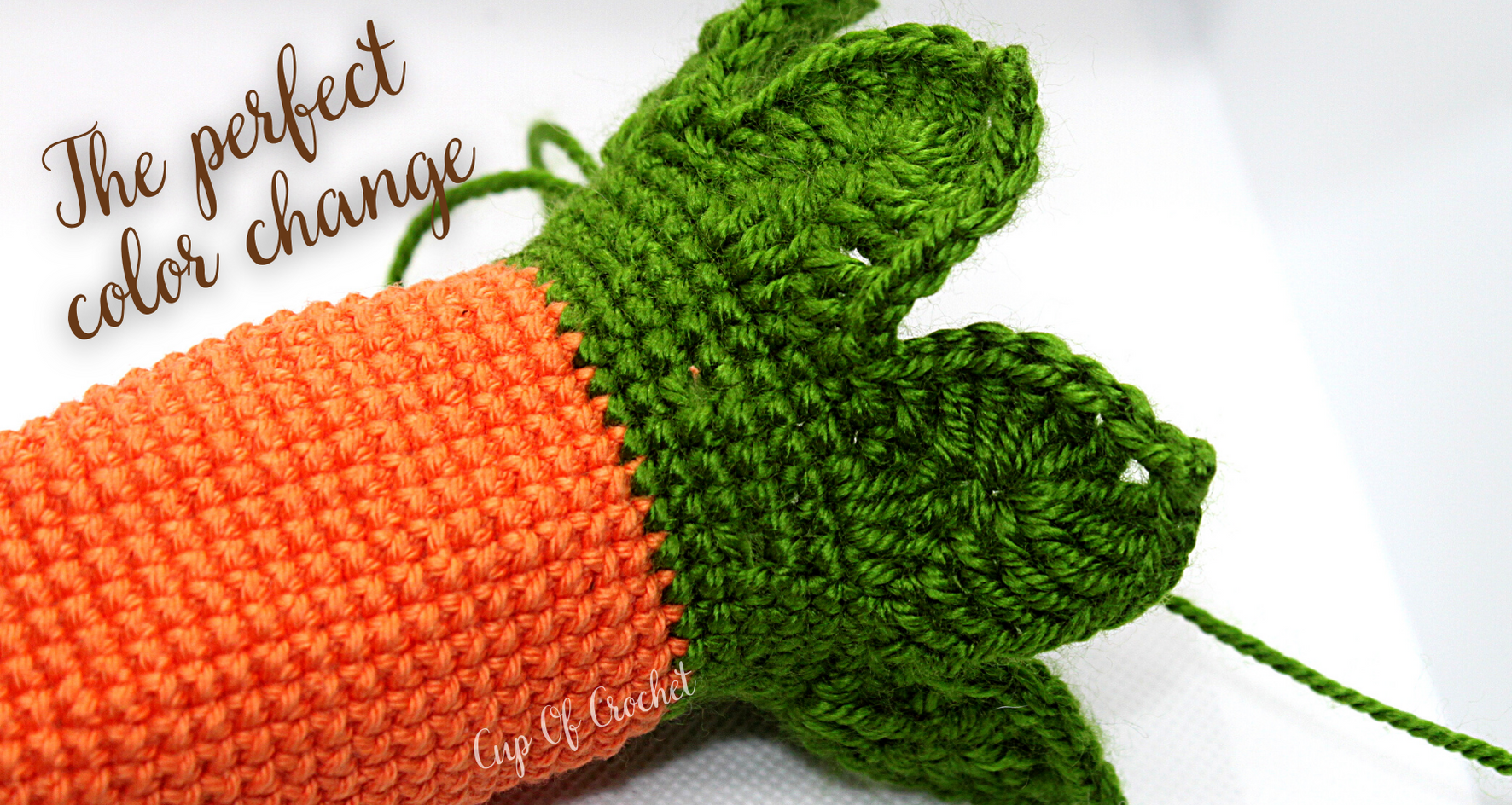 the perfect tip for crochet color change